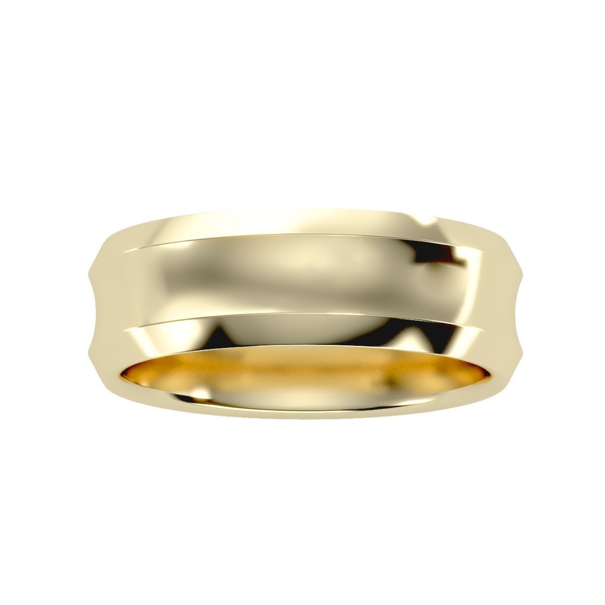 solitaire wedding engagement men ring 3dm render detail 3D print model_15