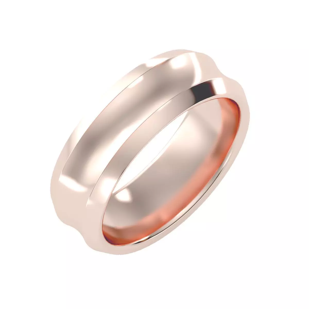 solitaire wedding engagement men ring 3dm render detail 3D print model_0
