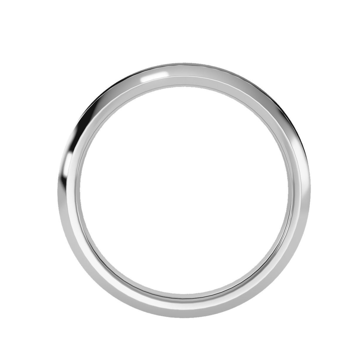 solitaire wedding engagement men ring 3dm render detail 3D print model_8