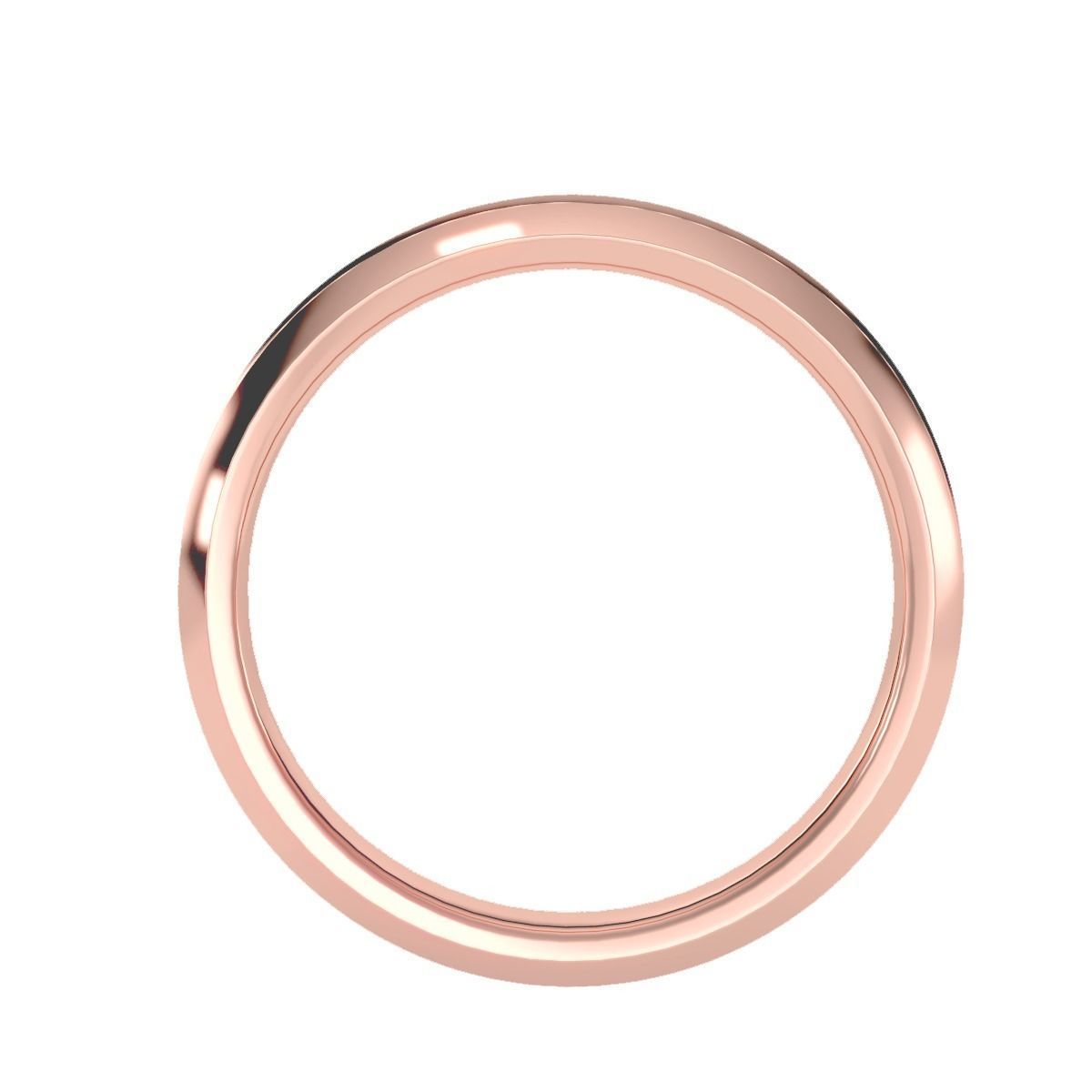 solitaire wedding engagement men ring 3dm render detail 3D print model_2