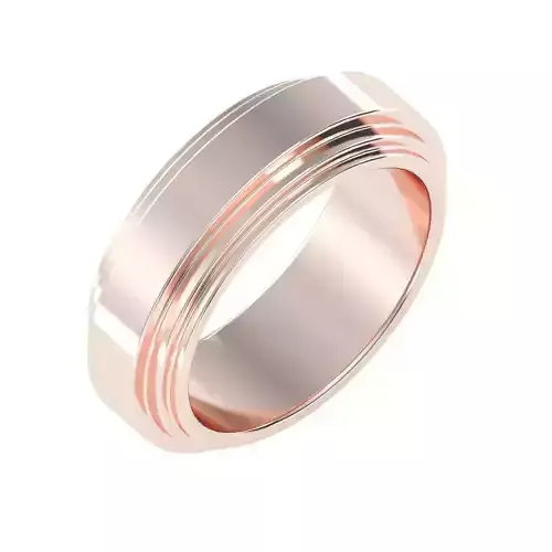 solitaire wedding engagement men ring 3dm render detail 3D print model
