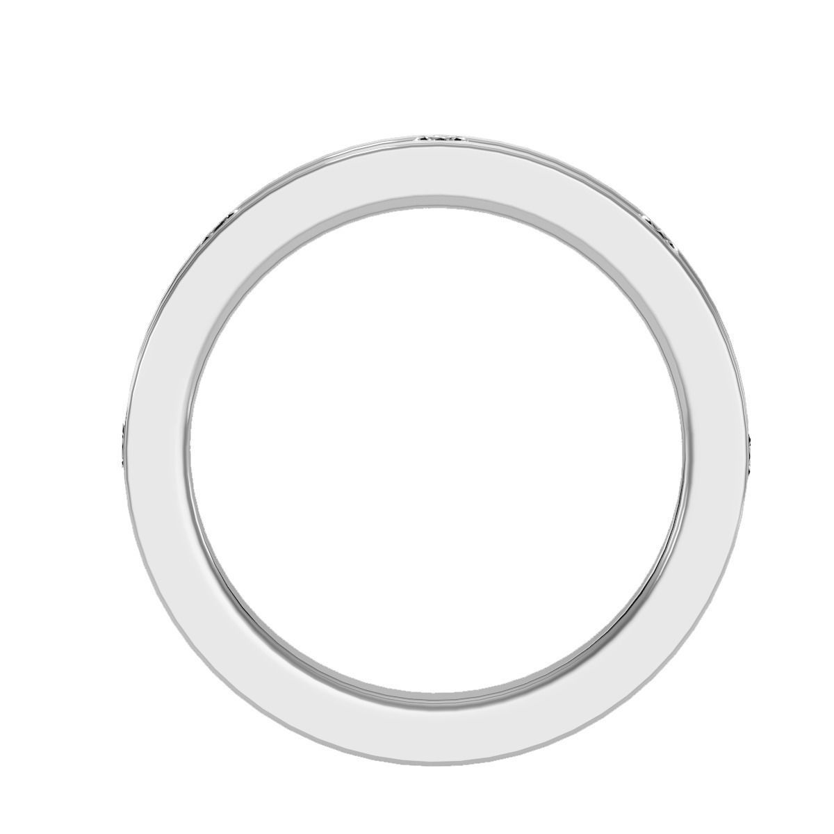 solitaire wedding engagement men ring 3dm render detail 3D print model_8