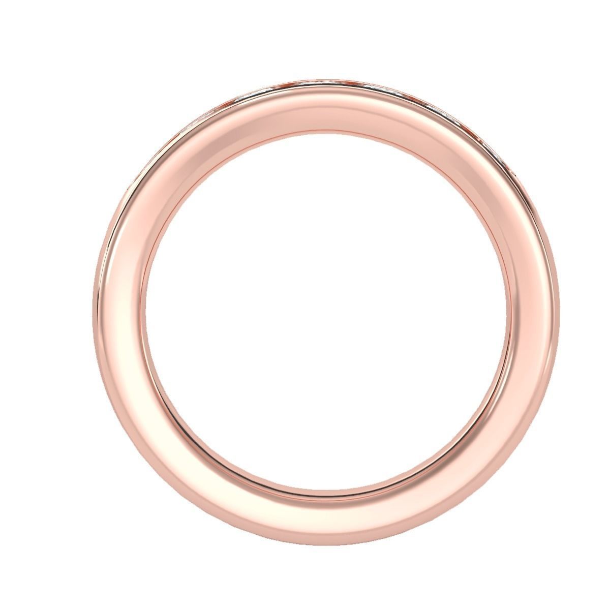 solitaire wedding engagement men ring 3dm render detail 3D print model_2