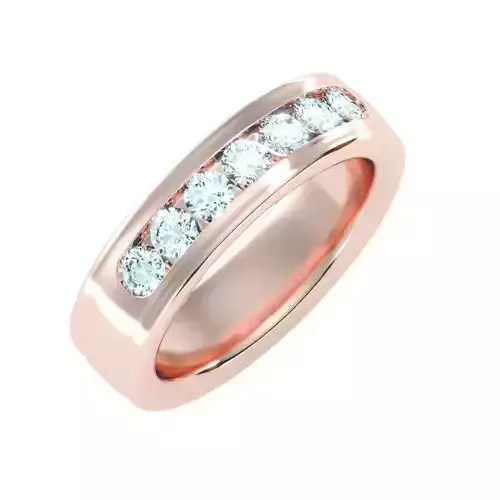solitaire wedding engagement men ring 3dm render detail 3D print model