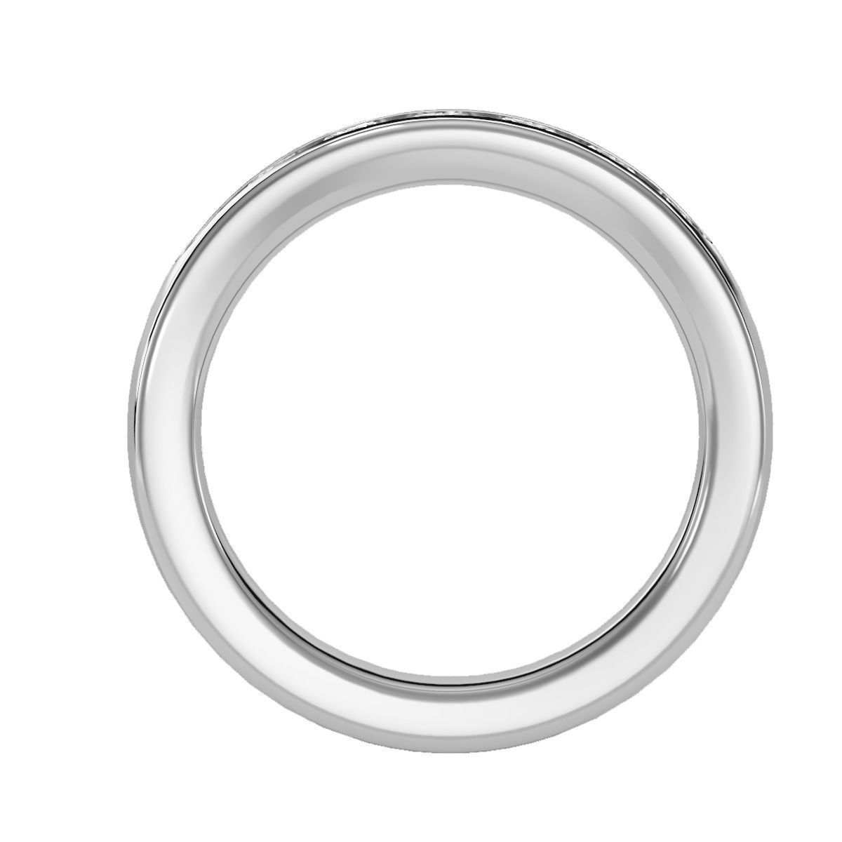 solitaire wedding engagement men ring 3dm render detail 3D print model_8