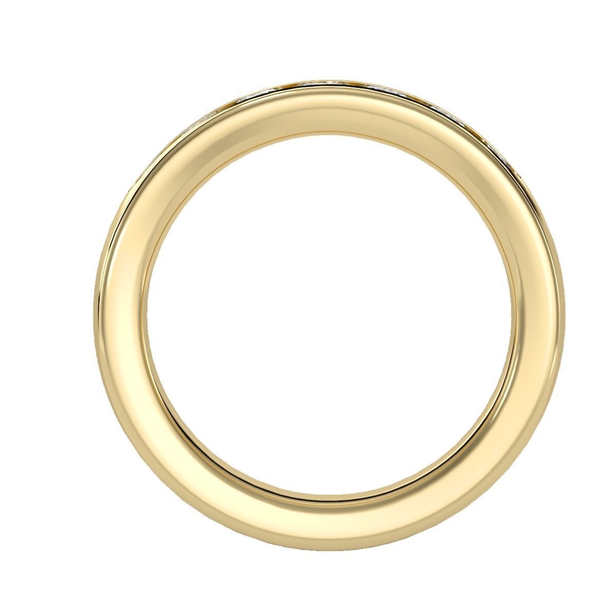 solitaire wedding engagement men ring 3dm render detail 3D print model_12