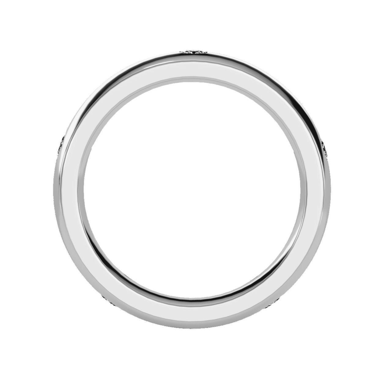 solitaire wedding engagement men ring 3dm render detail 3D print model_8