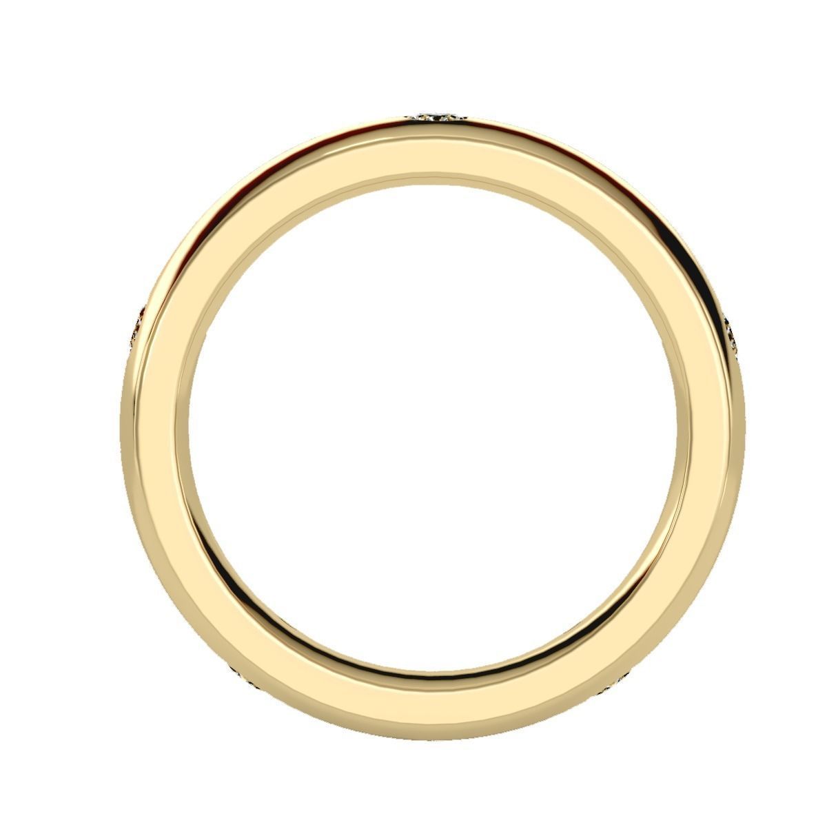 solitaire wedding engagement men ring 3dm render detail 3D print model_12