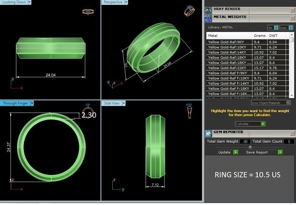 solitaire wedding engagement men ring 3dm render detail 3D print model_16