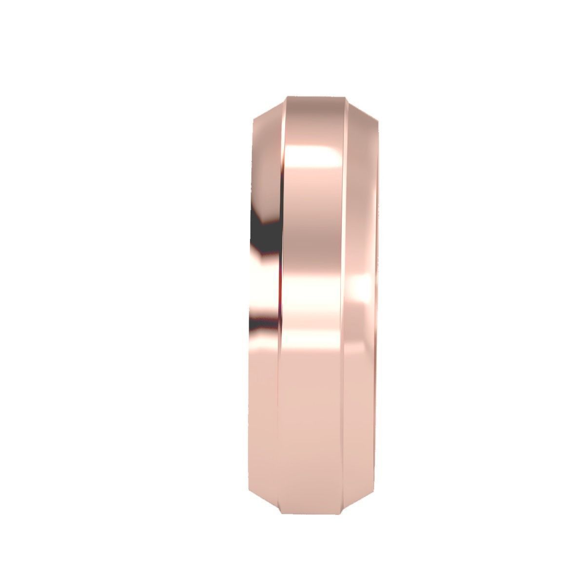 solitaire wedding engagement men ring 3dm render detail 3D print model_5