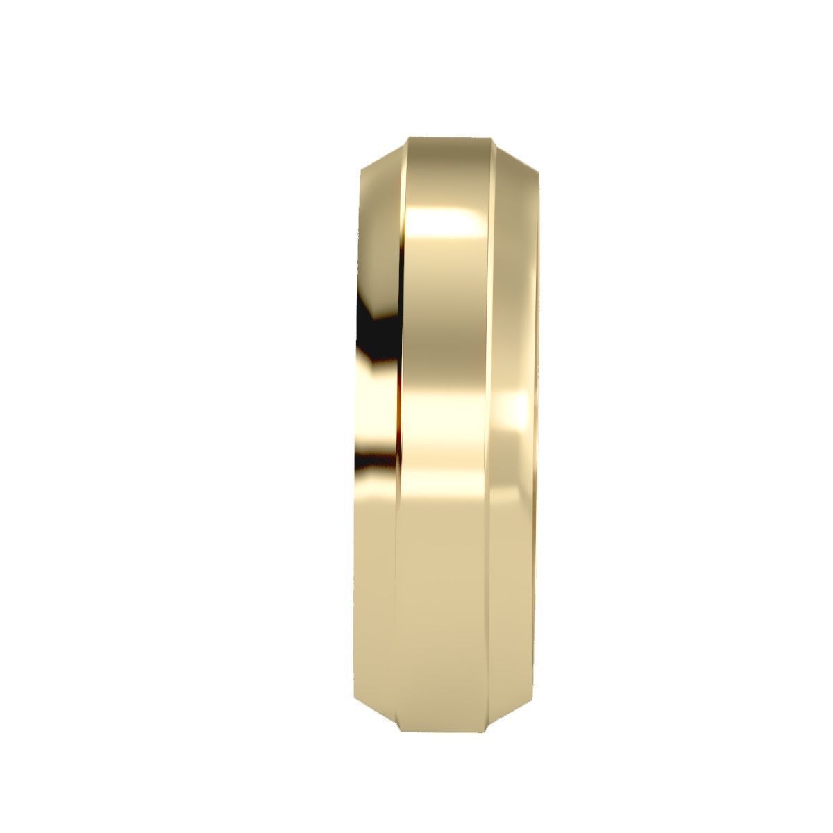 solitaire wedding engagement men ring 3dm render detail 3D print model_14