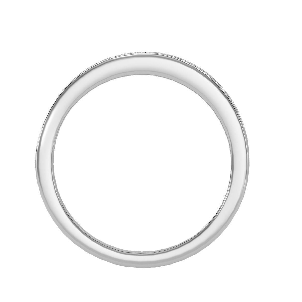 solitaire wedding engagement men ring 3dm render detail 3D print model_8