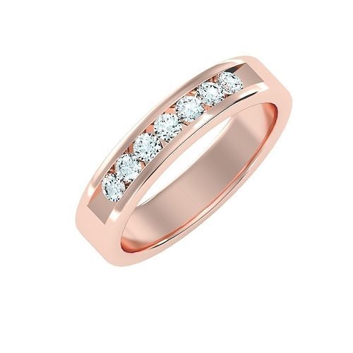 solitaire wedding engagement men ring 3dm render detail 3D print model