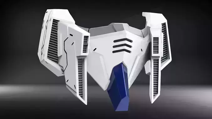 RX93II Custom Mask Fan Art  3D print model