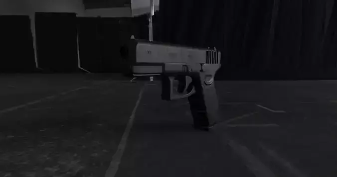 Glock 19 Gen5 9x19 Low-poly 3D model