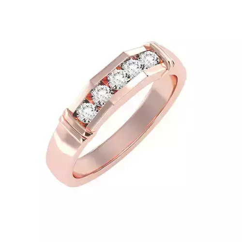 solitaire wedding engagement men ring 3dm render detail 3D print model