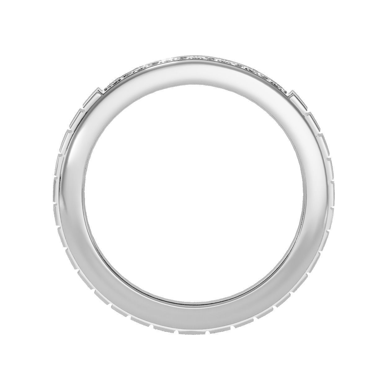 solitaire wedding engagement men ring 3dm render detail 3D print model_8