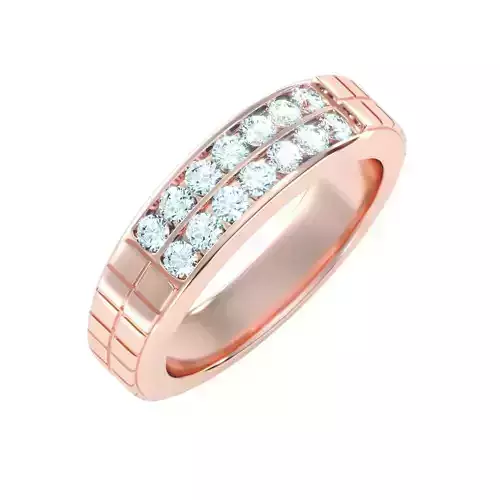solitaire wedding engagement men ring 3dm render detail 3D print model