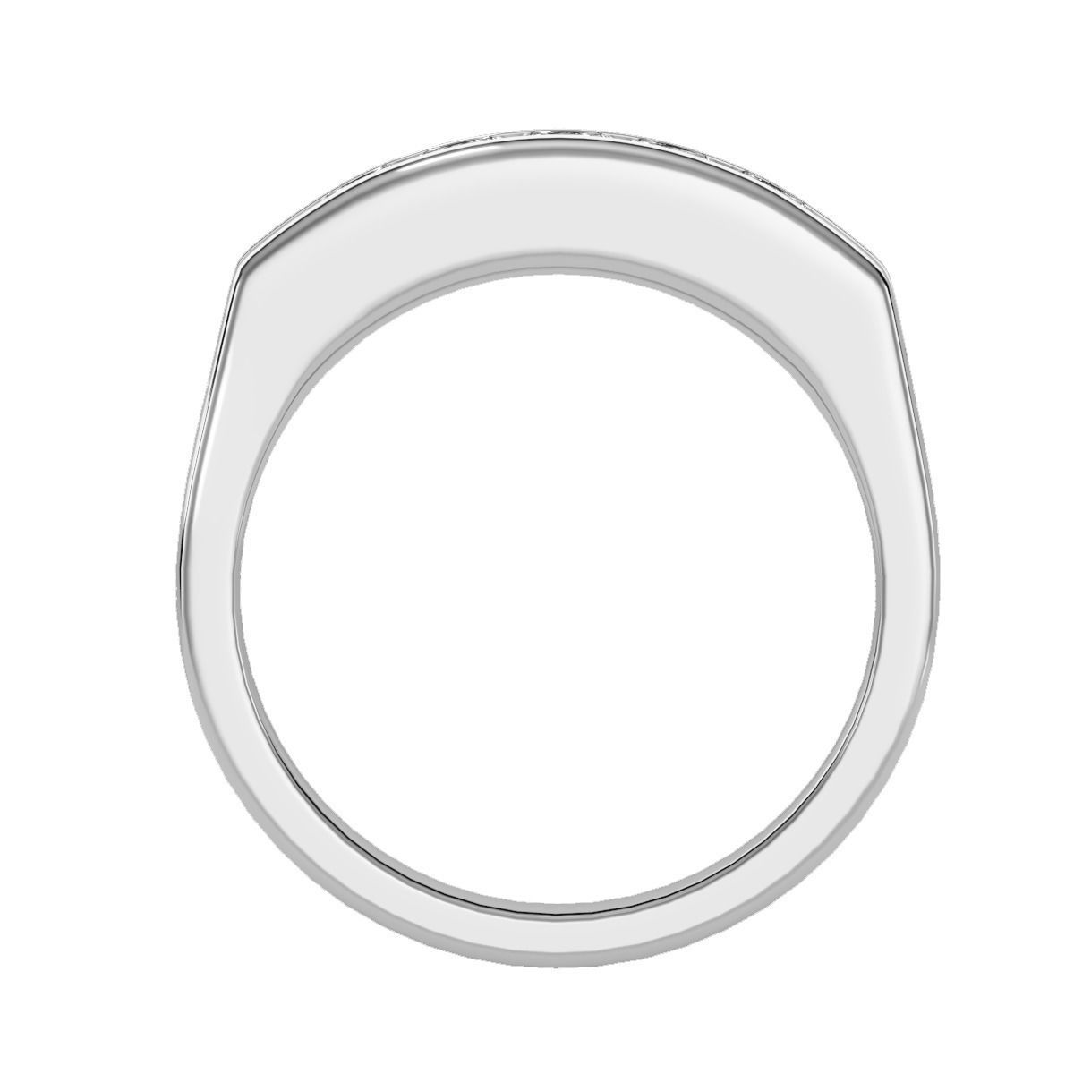 solitaire wedding engagement men ring 3dm render detail 3D print model_8
