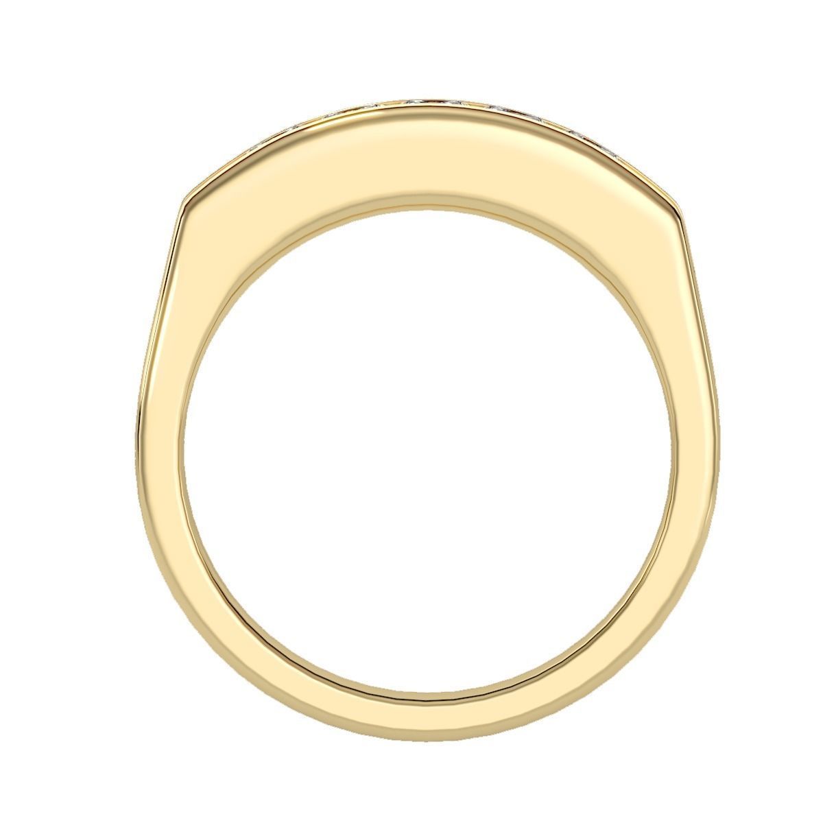 solitaire wedding engagement men ring 3dm render detail 3D print model_12