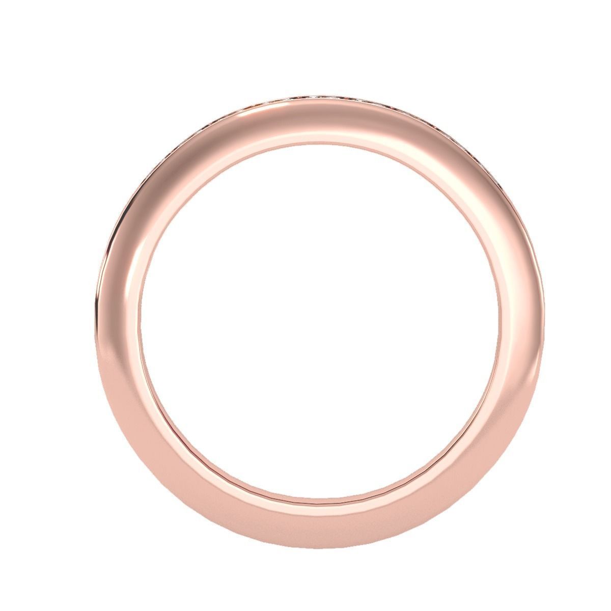 solitaire wedding engagement men ring 3dm render deta 3D print model_2