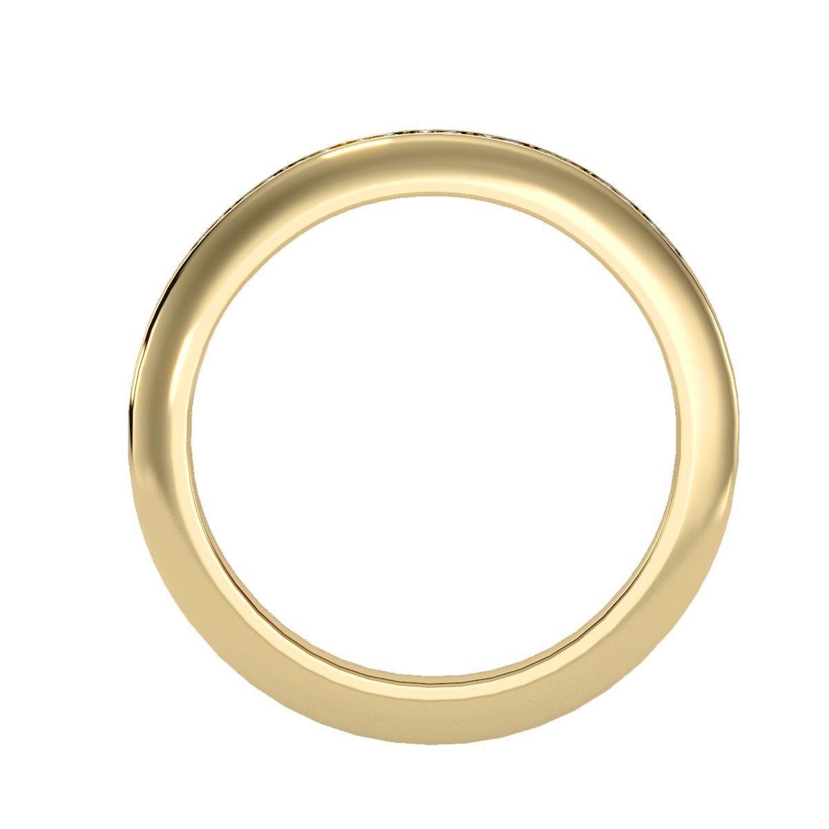 solitaire wedding engagement men ring 3dm render deta 3D print model_12