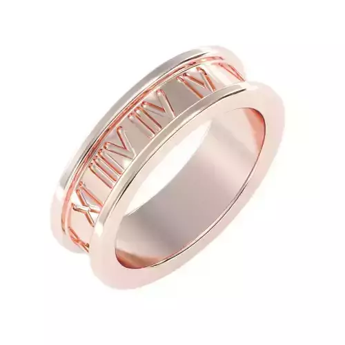 solitaire wedding engagement men ring 3dm render detail 3D print model