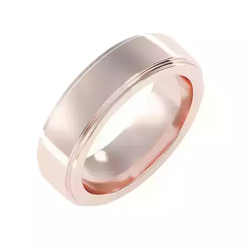 solitaire wedding engagement men ring 3dm render detail 3D print model