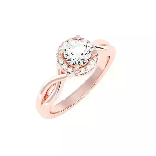 solitaire wedding engagement women ring 3dm render detail