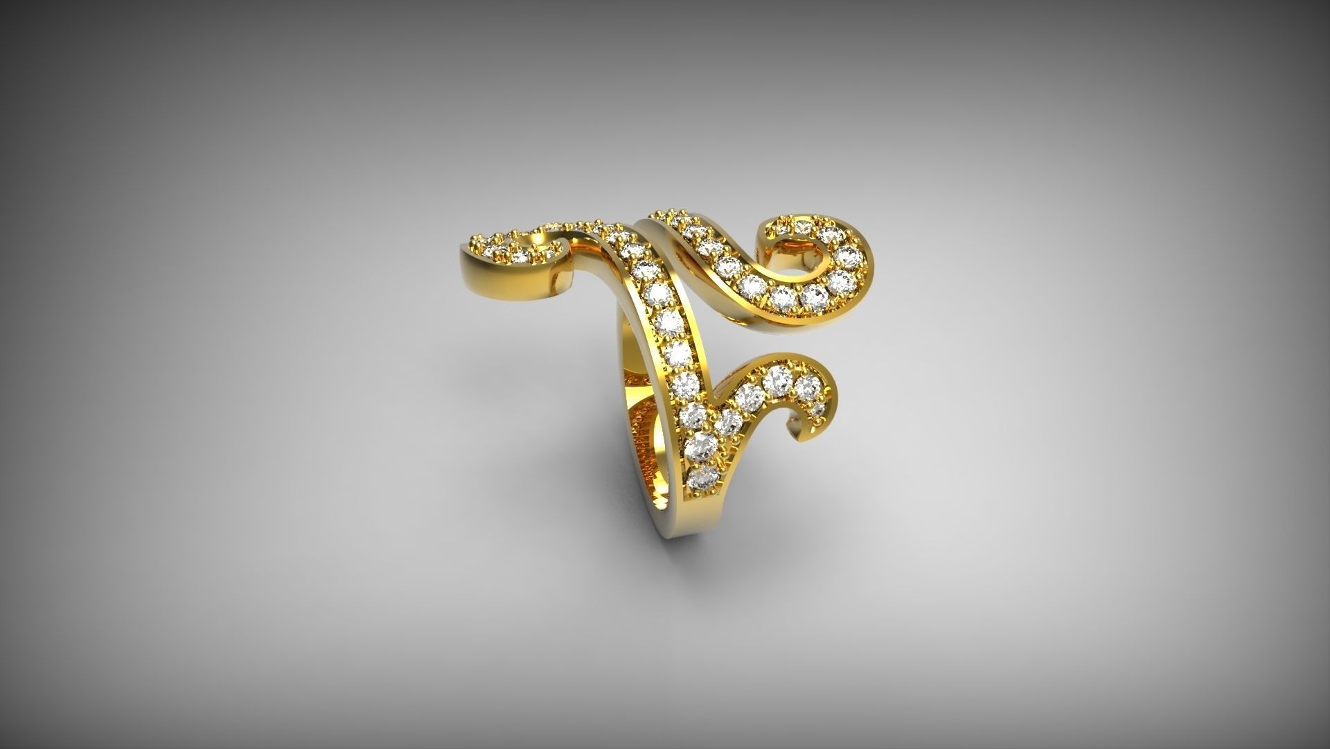 Ring VS 3D print model_1