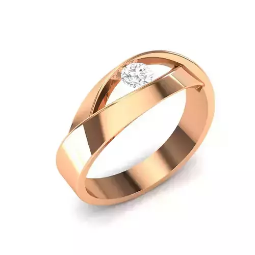 solitaire wedding engagement women ring 3dm render detail