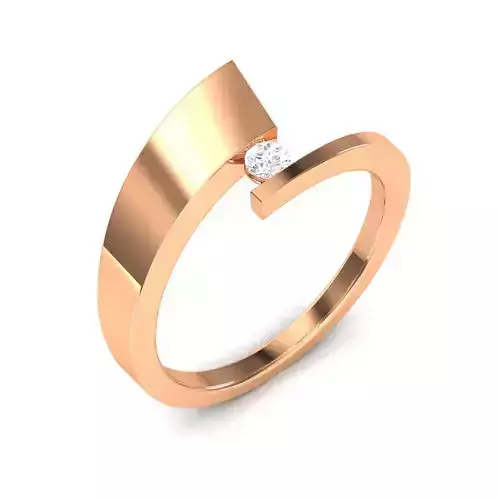 solitaire wedding engagement women ring 3dm render detail