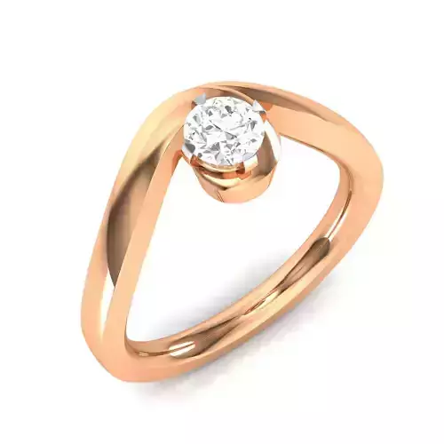 solitaire wedding engagement women ring 3dm render detail