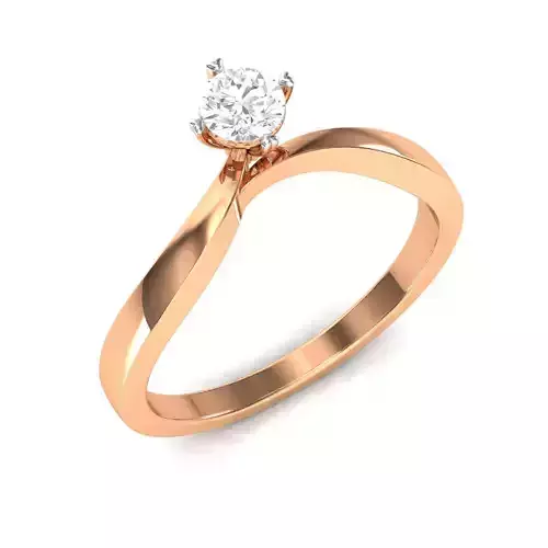 solitaire wedding engagement women ring 3dm render detail