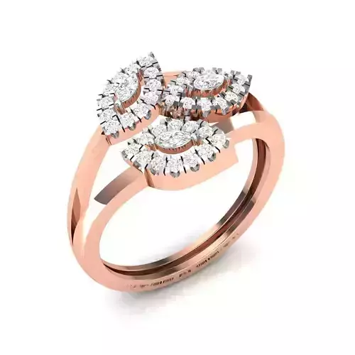 solitaire wedding engagement women ring 3dm render detail