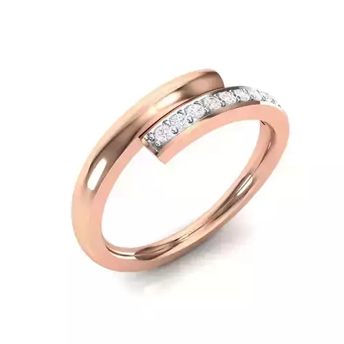 solitaire wedding engagement women ring 3dm render detail