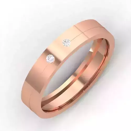 solitaire wedding engagement men ring 3dm render detail 3D print model