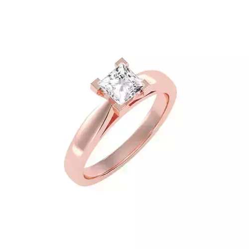 solitaire wedding engagement women ring 3dm render detail