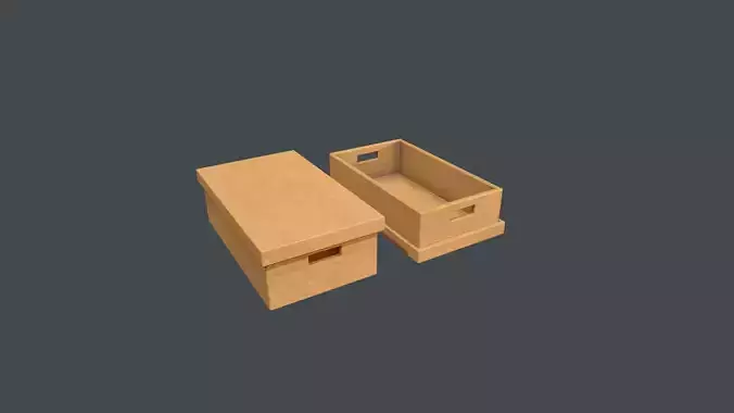 Cardboard Box and Lid