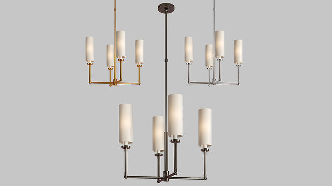 Ziyi small chandelier 3D model
