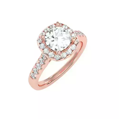 solitaire wedding engagement women ring 3dm render detail