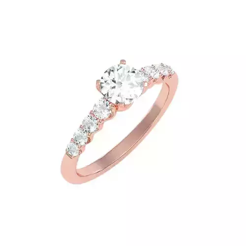 solitaire wedding engagement women ring 3dm render detail