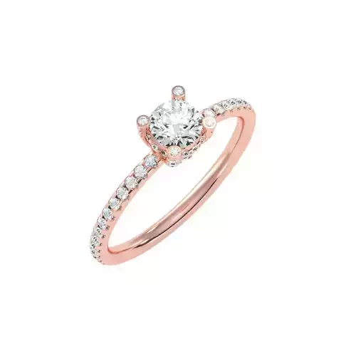 solitaire wedding engagement women ring 3dm render detail