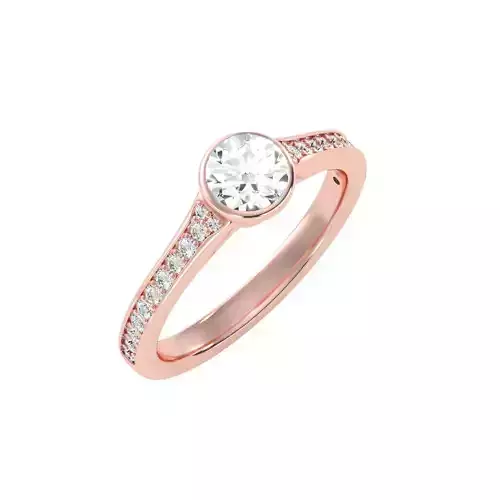 solitaire wedding engagement women ring 3dm render detail