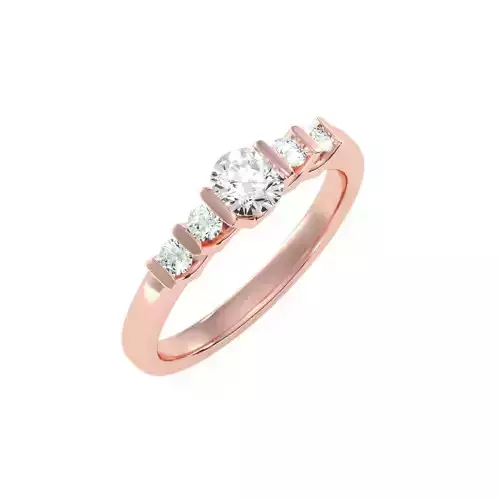 solitaire wedding engagement women ring 3dm render detail