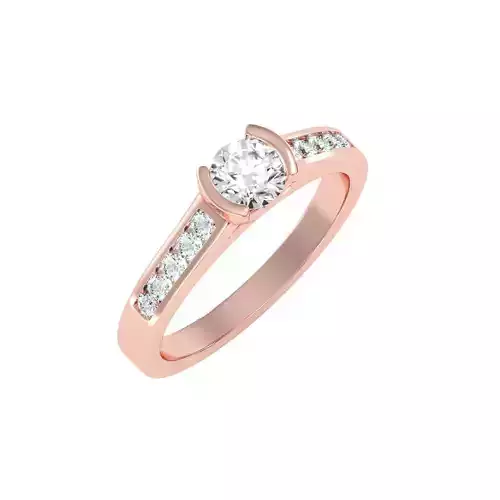 solitaire wedding engagement women ring 3dm render detail