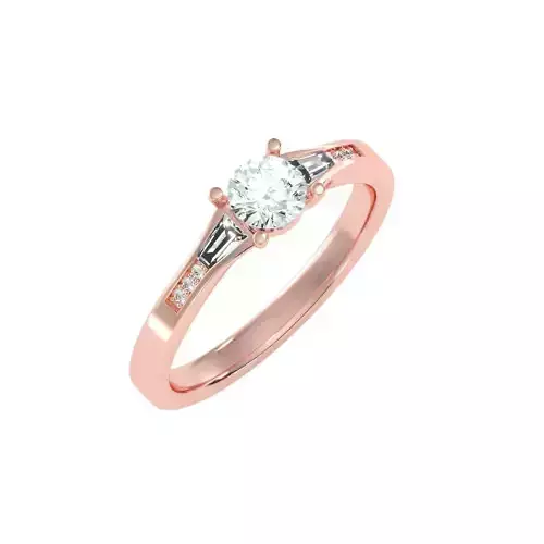 solitaire wedding engagement women ring 3dm render detail