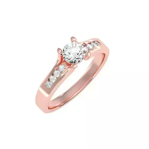 solitaire wedding engagement women ring 3dm render detail