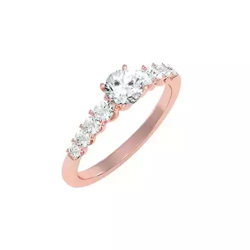 solitaire wedding engagement women ring 3dm render detail