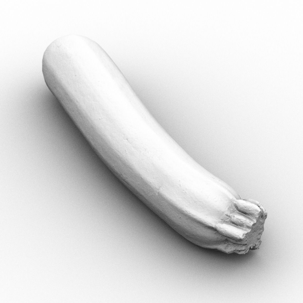 6 Vegetables piece of broccoli Low-poly 3D model_8